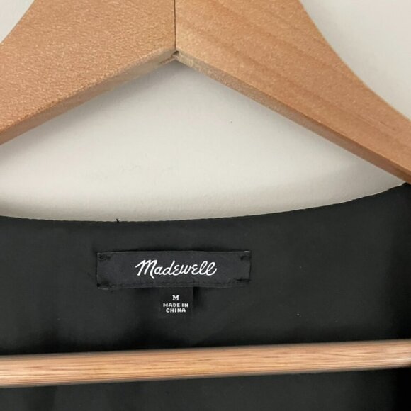 Madewell Georgette Floral Button Front Mini Dress Size Medium - Picture 3 of 6